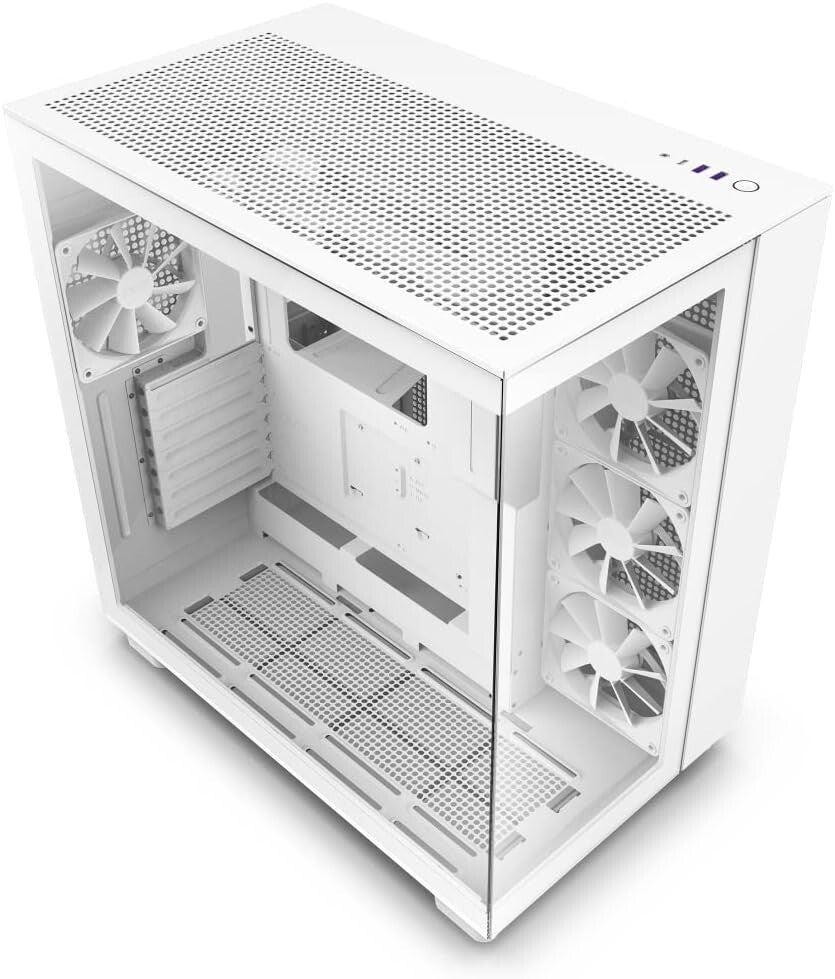 Elegant H9 Flow Mid-Tower PC Case with 360mm Radiator Support & Cable Management