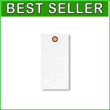 Load image into Gallery viewer, Durable 1000-Pack Blank White Shipping Tags - 4.75" x 2.375" with Metal Eyelet