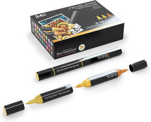 Load image into Gallery viewer, Professional 24-Piece TriBlend Alcohol Markers for Ultimate Color Blending