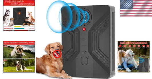 Compact 3-Mode Anti Barking Device for Effective Dog Training - USB Rechargeable