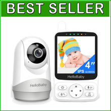 Load image into Gallery viewer, 2-Way Talk Baby Monitor with PTZ, Night Vision &amp; 26-Hour Battery Life for Travel