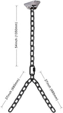 Load image into Gallery viewer, Heavy-Duty Rustproof Porch Swing Chain Kit with Silent Hangers, 1000LB Capacity