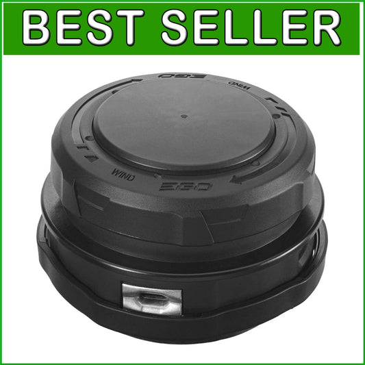 Effortless Replacement Rapid Reload Trimmer Head for 15-Inch Models Black