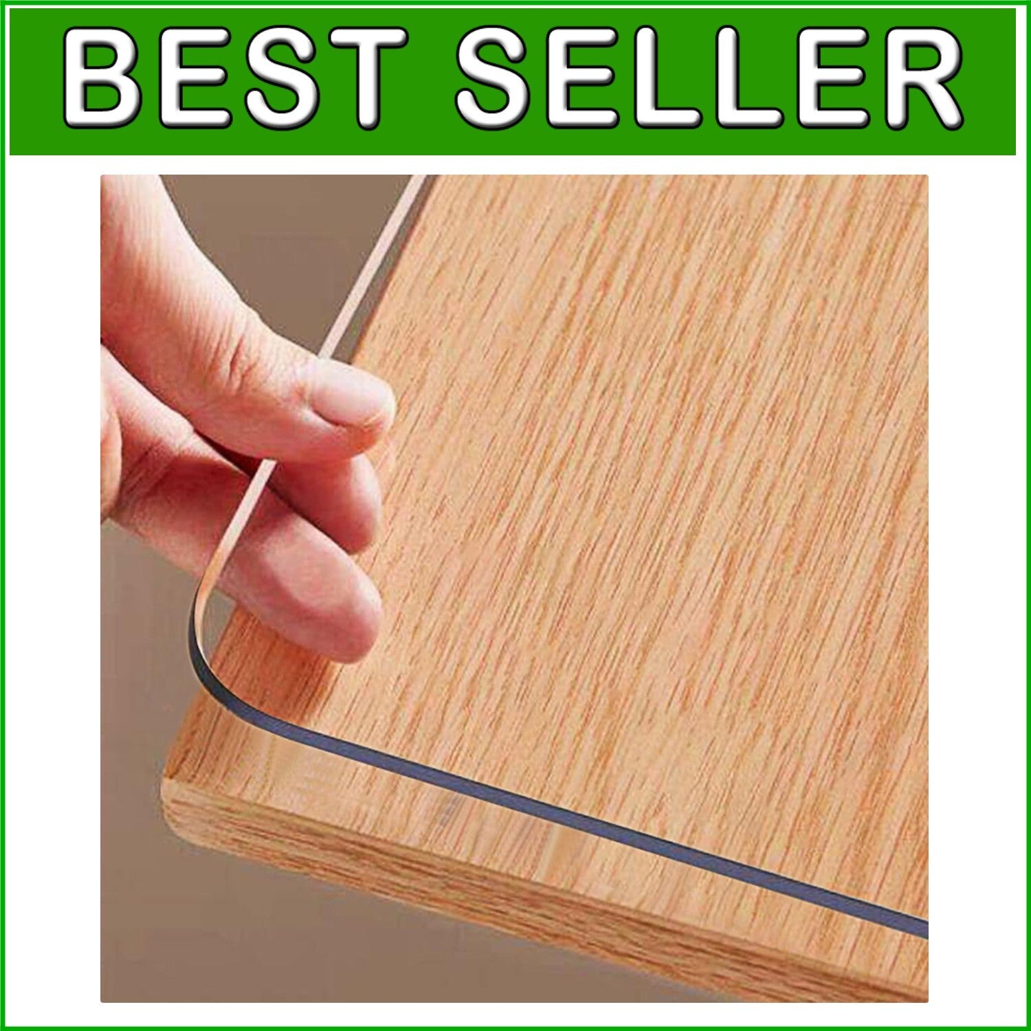 Eco-Friendly 1.5mm Thick Clear Table Cover - Protects Surfaces Stylishly