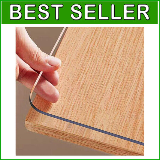 Eco-Friendly 1.5mm Thick Clear Table Cover - Protects Surfaces Stylishly