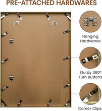 Load image into Gallery viewer, 17x23 Gold Aluminum Picture Frame with HD Tempered Glass - Dual Display Elegance
