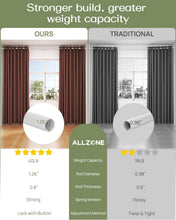Load image into Gallery viewer, Universal Tension Curtain Rod with Adjustable Length - Renter Friendly Design