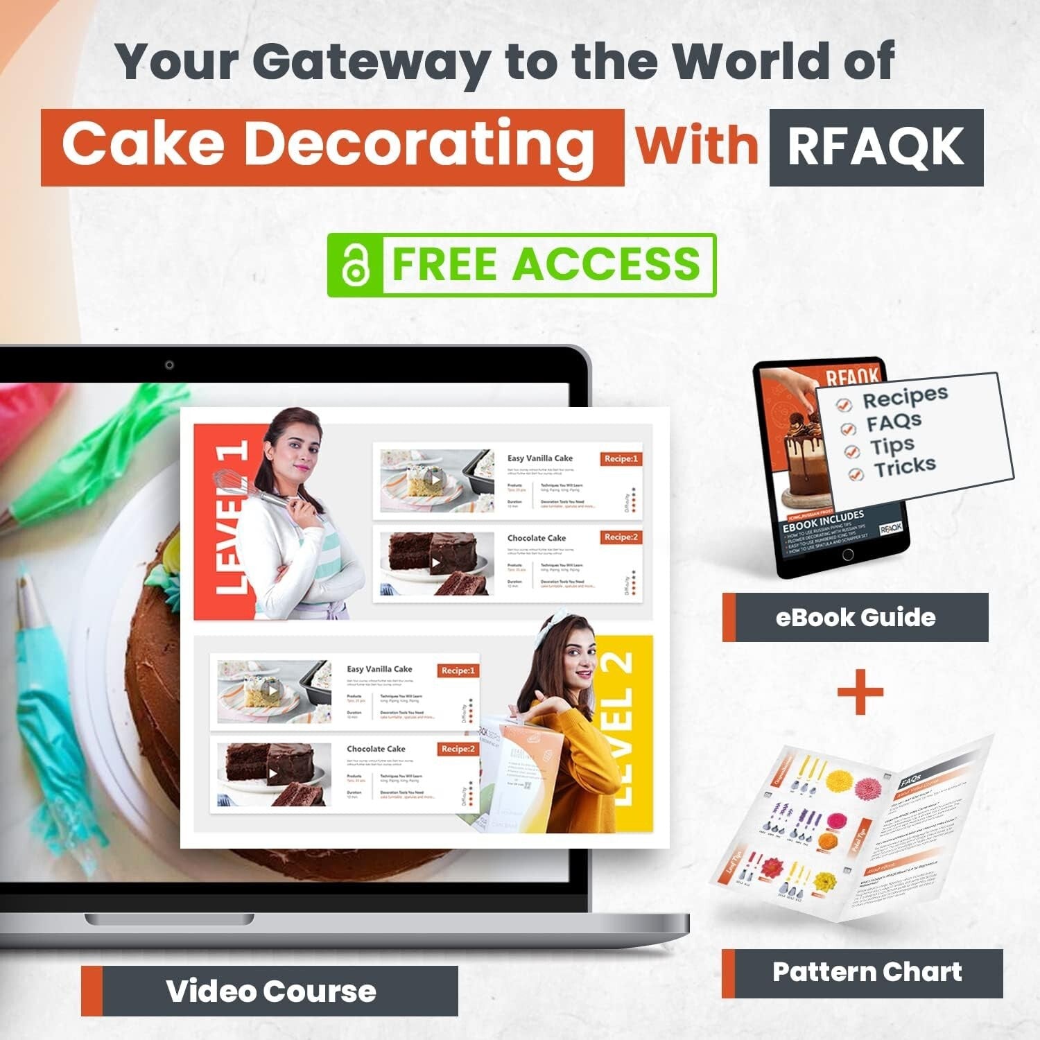 Complete 700PCs Cake Decorating & Baking Supplies - Ideal Gift for Bakers