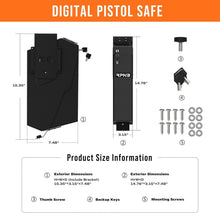 Load image into Gallery viewer, California DOJ Certified Biometric Gun Safe with Quick Access Drop-Down Lid