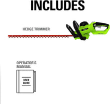 Load image into Gallery viewer, Professional 40V Cordless Hedge Trimmer with Steel Blades - Easy Maneuverability