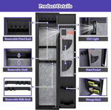 Load image into Gallery viewer, Secure 3-5 Gun Cabinet with Adjustable Racks - Quick Access for Home Protection