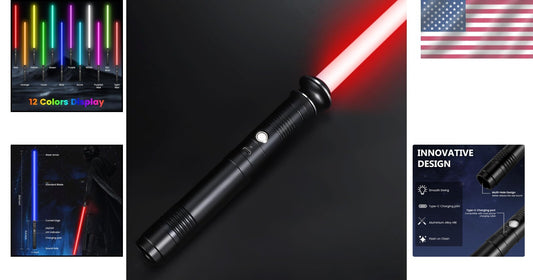 Aviation Aluminum RGB Lightsaber with Sound Effects - Perfect for Kids & Teens