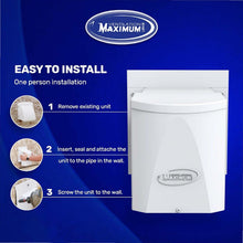 Load image into Gallery viewer, Energy-Saving 4-Inch Wall Dryer Vent Cover with Durable Steel Construction