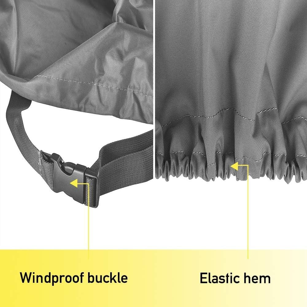 Lightweight Gray AC Cover with Easy Clean Design - Perfect for Outdoor Units