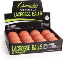 Load image into Gallery viewer, Lacrosse Balls Set: Certified Quality for Adults - 12 Official Rubber Balls