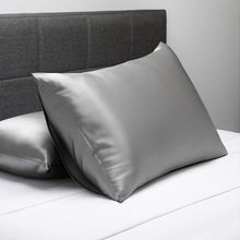 Load image into Gallery viewer, Luxurious 25mm Pure Mulberry Silk Pillowcase, Silver Good Housekeeping Winner