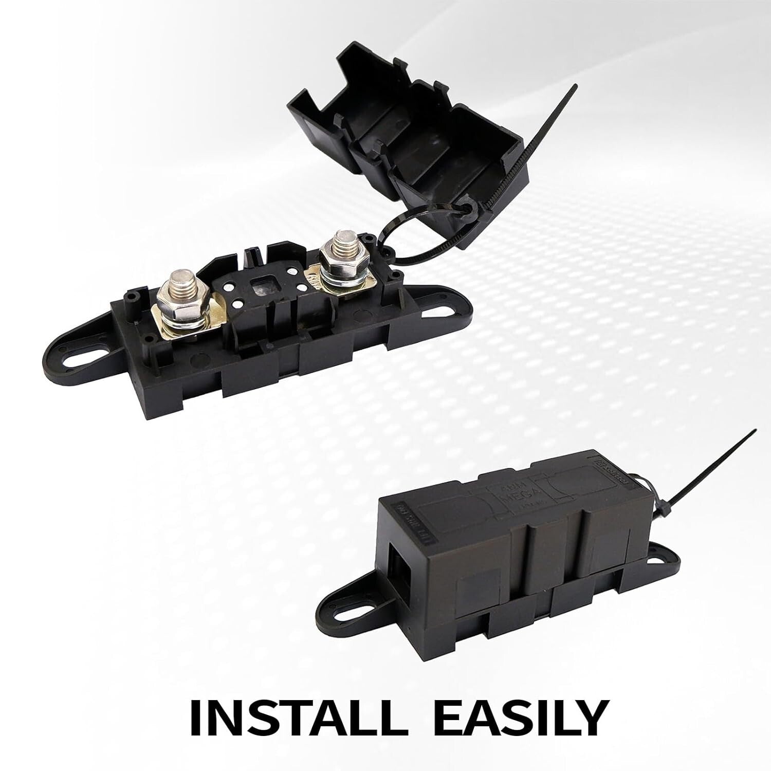 2-Pack MEGA/AMG Time Delay Fuses (40-500 Amp) for Automotive & Marine Use