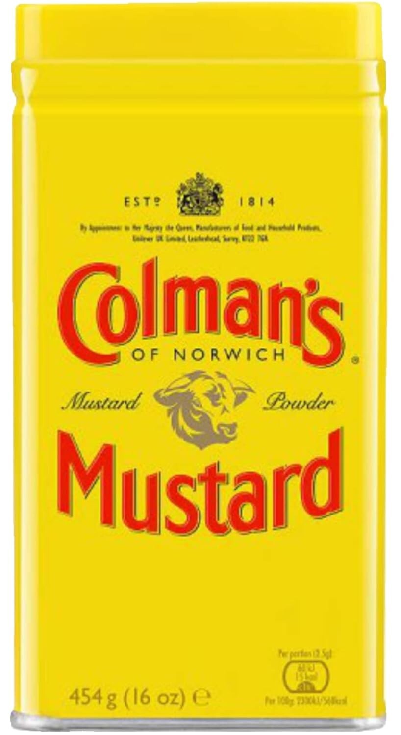 Colman’s Mustard Powder 3-Pack, 16-Oz Cans – Perfect for Flavor Enhancement
