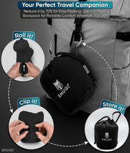 Load image into Gallery viewer, Reversible Soft Neck Pillow with Adjustable Straps - Perfect for Air Travel