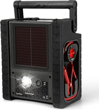 Load image into Gallery viewer, All-in-One Car Jump Starter, Tire Inflator, and Power Source with Solar Recharge