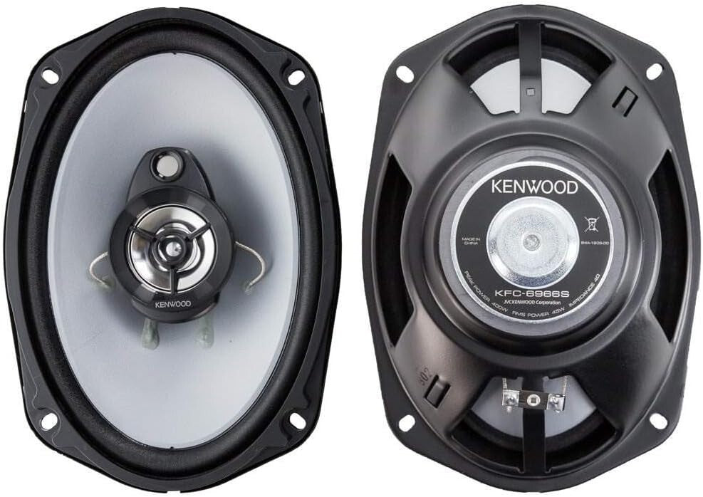 400-Watt 6x9 Flush Mount Coaxial Car Speakers - Easy Install Stereo Pair