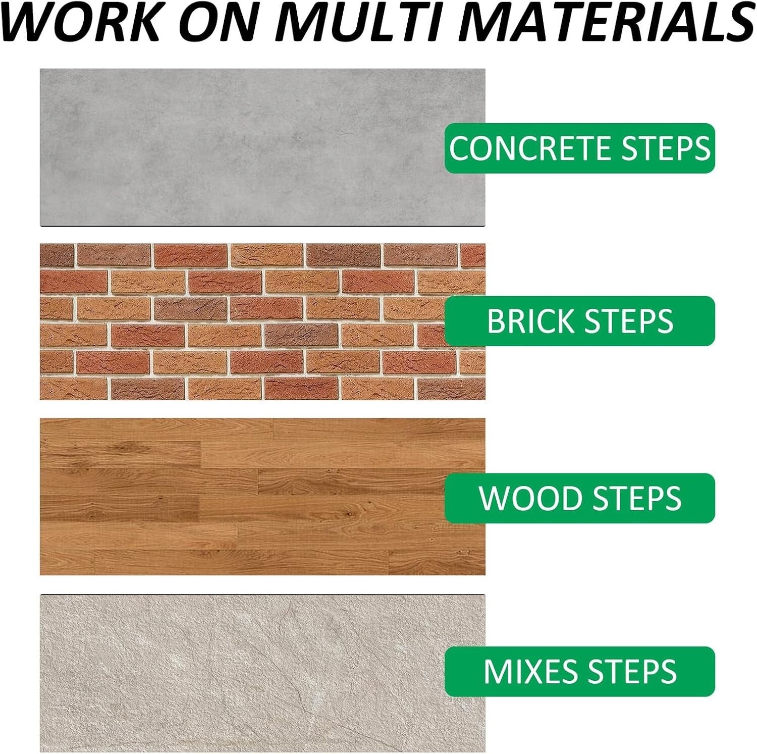 Elegant Black Wrought Iron Outdoor Handrails - 2 Pack for Easy Install Steps