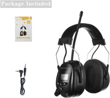 Load image into Gallery viewer, Noise Reduction Headphones with Digital Radio &amp; 25dB NRR for Safety &amp; Comfort