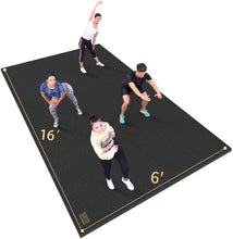 Load image into Gallery viewer, High-Density 16'x6' Non-Slip Foam Mat - Ideal for Plyo, Dance &amp; Gymnastics