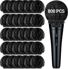 Load image into Gallery viewer, Soft Touch Microphone Windscreen Covers - 800 Pcs, Perfect for Karaoke &amp; Studios