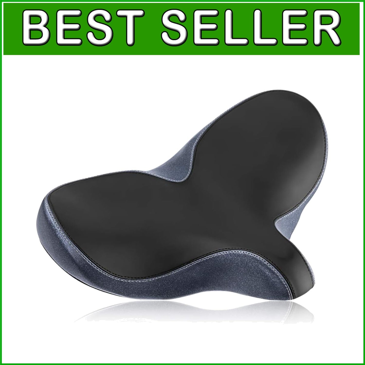Durable Oversized Bike Seat - Comfortable & Easy to Install for All Bicycles