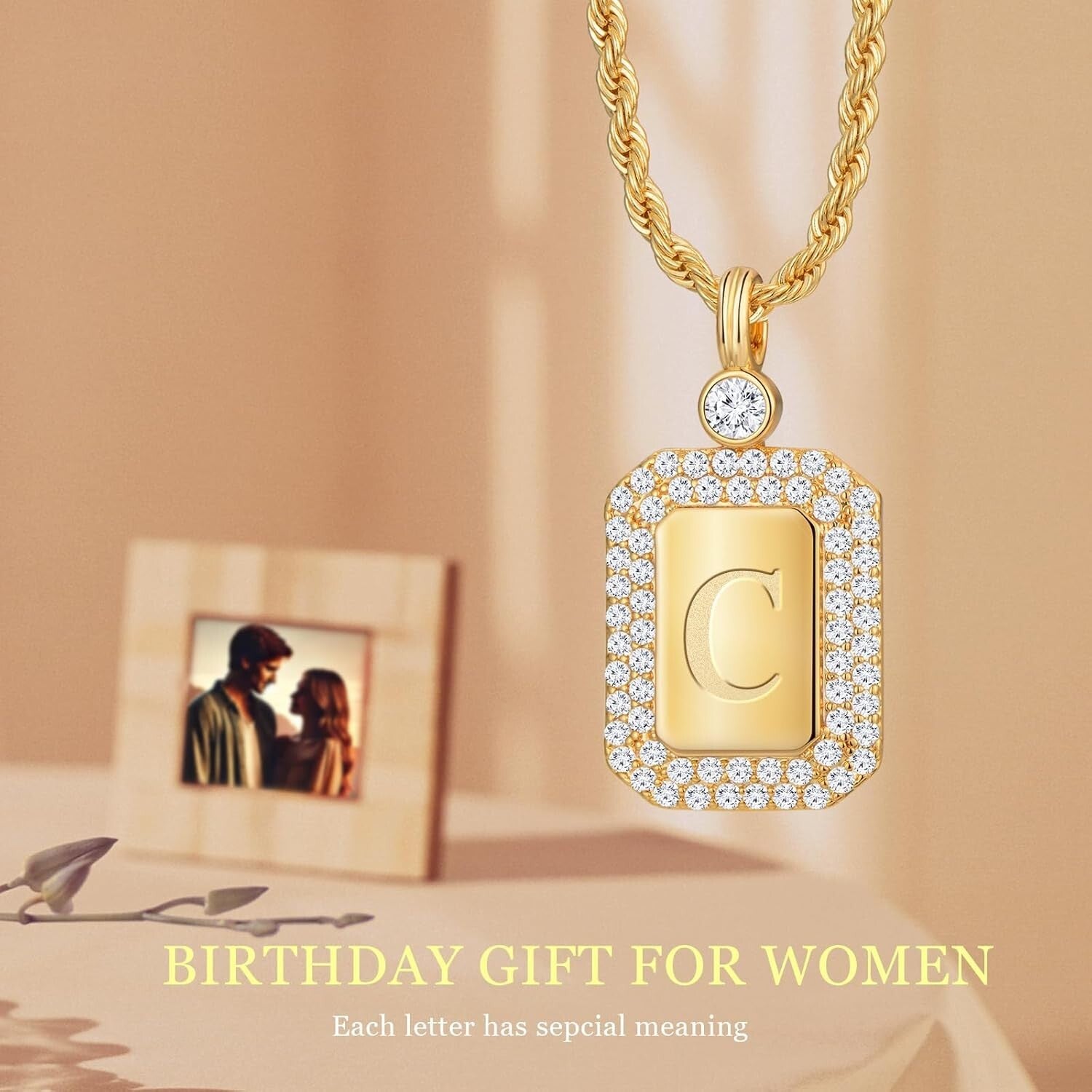 Unique Gold Filled Initial Necklace for Women - Your Name in Elegance & Style