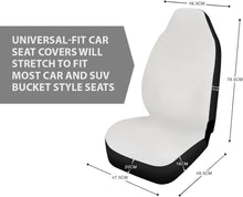 Load image into Gallery viewer, Machine Washable Cow Print Car Seat Protectors - Stylish &amp; Durable Design