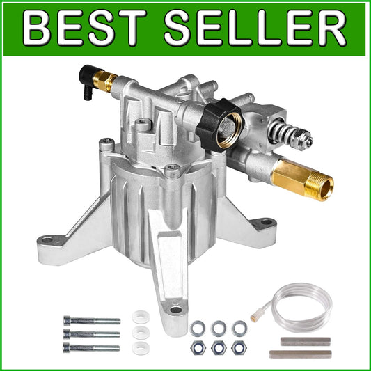 Efficient 3000 PSI Vertical Pressure Washer Pump with Maintenance-Free Design