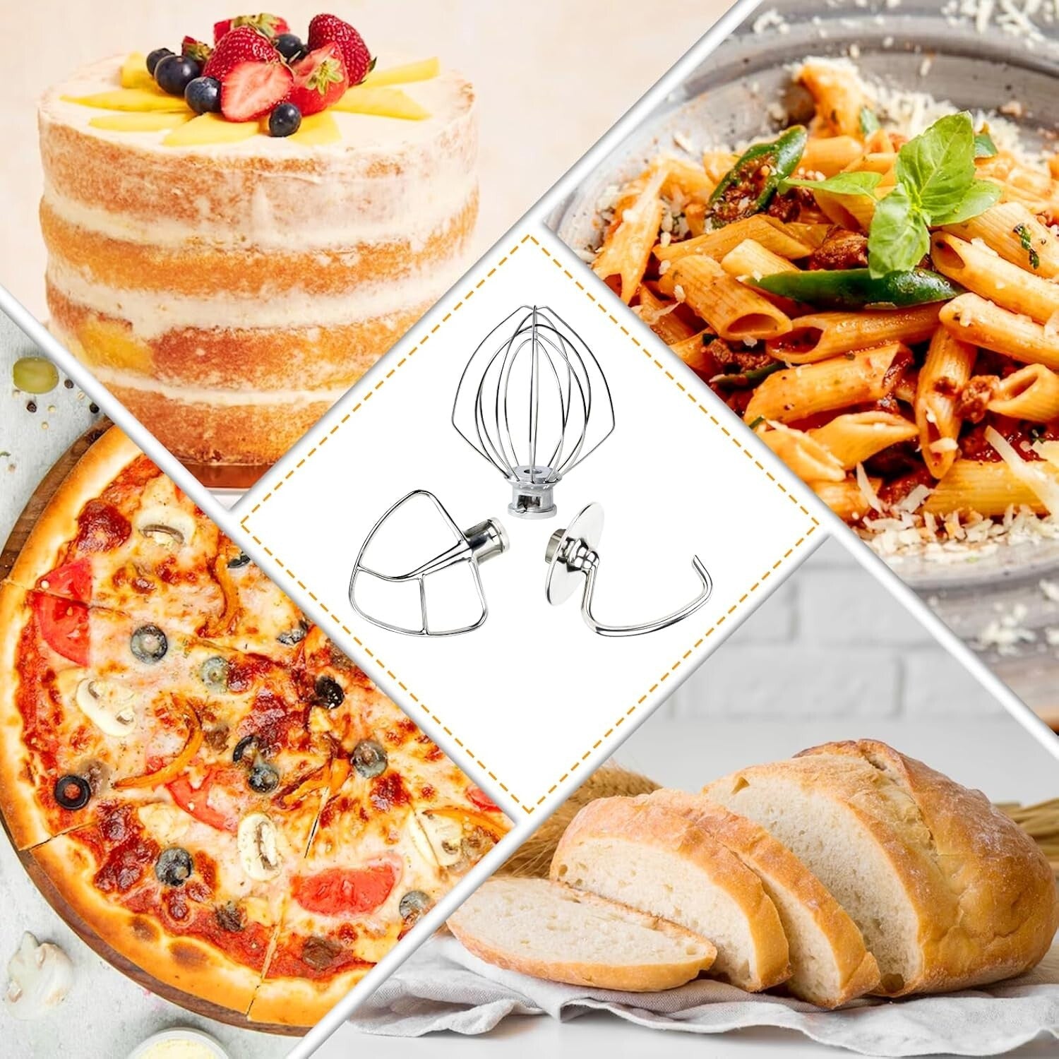 Quality Stainless Steel Attachments for KitchenAid Mixer: Durable & Efficient