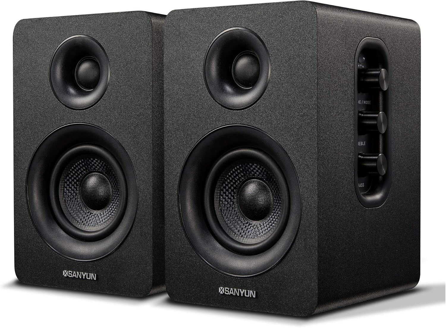Compact SW208 Bookshelf Speakers - HiFi 60W Dynamic Sound for Gaming & Music
