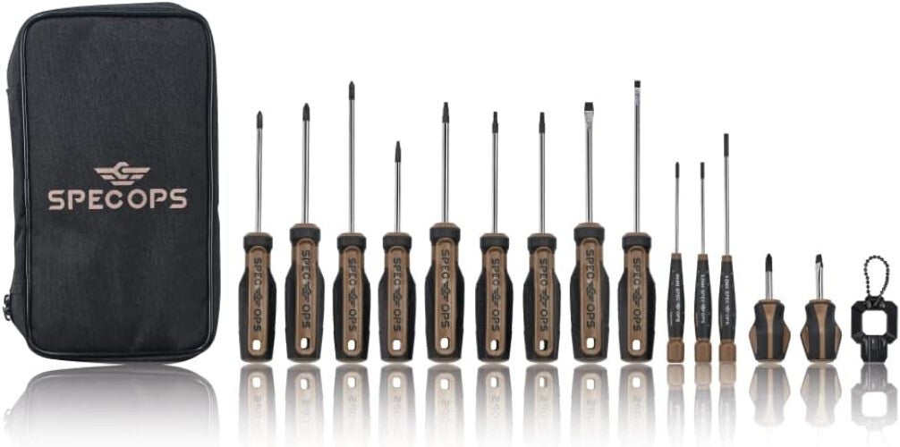 Versatile 14-Piece Screwdriver Set: Phillips, Slotted, Torx & Square Options