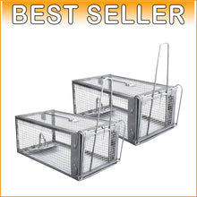 Load image into Gallery viewer, High-Sensitivity Live Chipmunk Traps with Auto Lock - Durable Metal Design