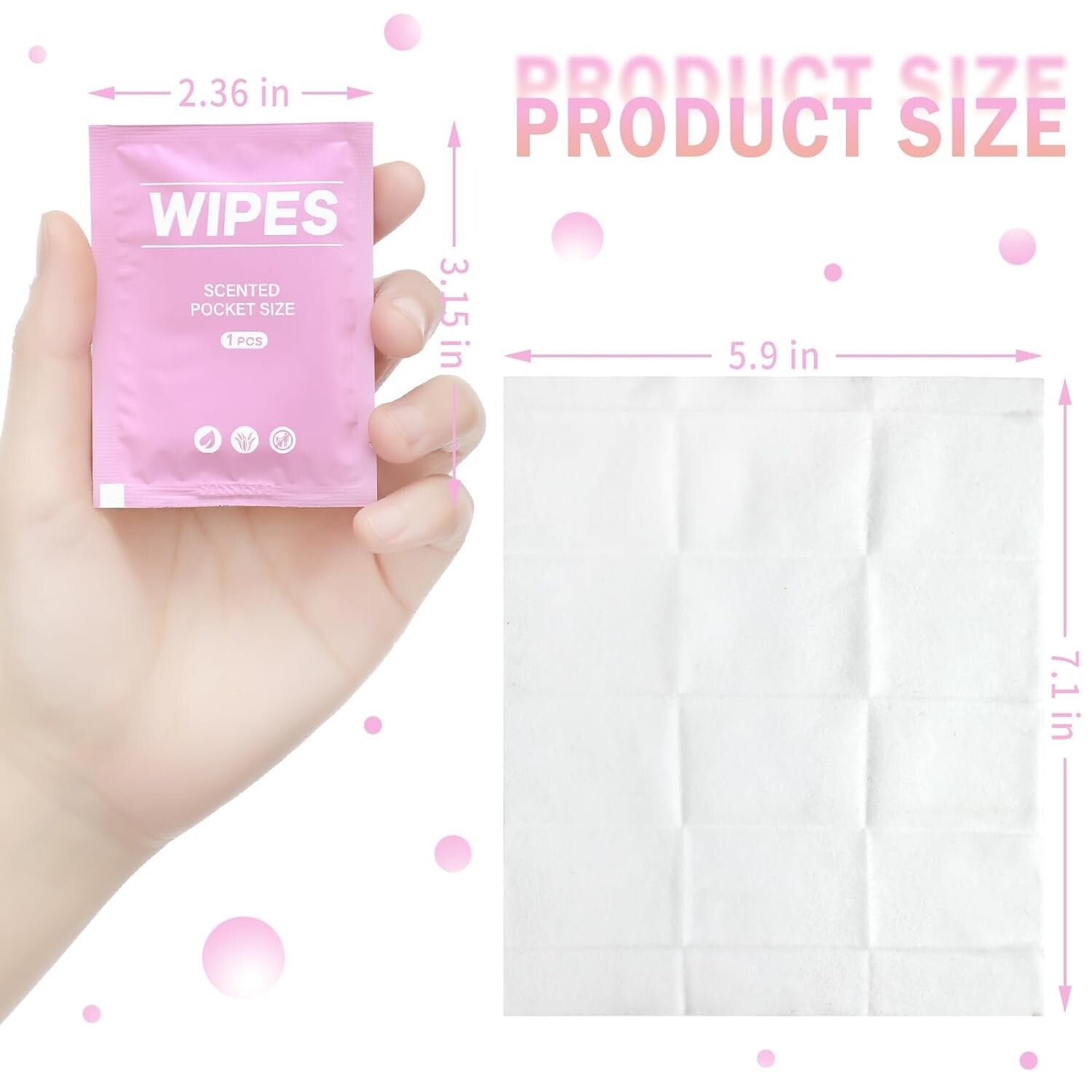 400 Individually Wrapped Wet Wipes - Soft & Alcohol-Free for Travel & Daily Use
