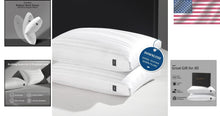 Load image into Gallery viewer, King Size Gusseted Goose Down Feather Pillows - 2 Pack for All Sleep Positions