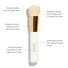 Load image into Gallery viewer, Sustainable Wooden Handle Makeup Brush - Flawless Foundation Application