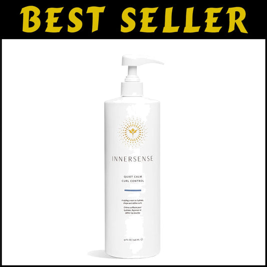 Organic Curl Control Cream - Hydrate & Define Curls | 32 oz Non-Toxic Formula