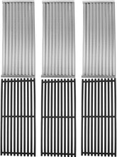 Load image into Gallery viewer, Stainless Steel Emitter Plate &amp; Cast Iron Grate for Char-Broil 3 Burner Grills