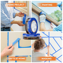 Load image into Gallery viewer, 1.5 Inch Blue Painters Tape - 24 Rolls, Residue-Free for Perfect Paint Lines