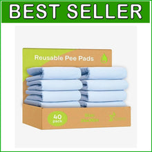 Load image into Gallery viewer, Quilted Cloth Washable Pet &amp; Senior Bed Pads - 10 Pack for Ultimate Protection