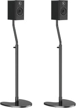 Load image into Gallery viewer, Height Adjustable Speaker Stands - Heavy Duty Floor Mounts with 11 LBS Capacity