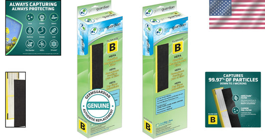 Premium HEPA Pure Air Purifier Replacement Filter - Captures 99.97% of Allergens