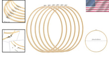 Load image into Gallery viewer, Large 16 Inch Wood Embroidery Hoops - Perfect for Craft Projects and Décor