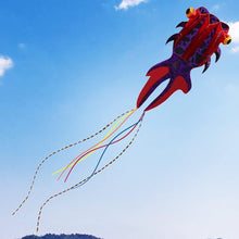Load image into Gallery viewer, Giant 3D Dolphin Parafoil Kite - Easy Flyer for Kids &amp; Adults, 501.7" Long