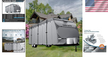 Load image into Gallery viewer, 7-Layer Waterproof RV Cover for 16-18ft Trailers - Ultimate Protection Ensemble
