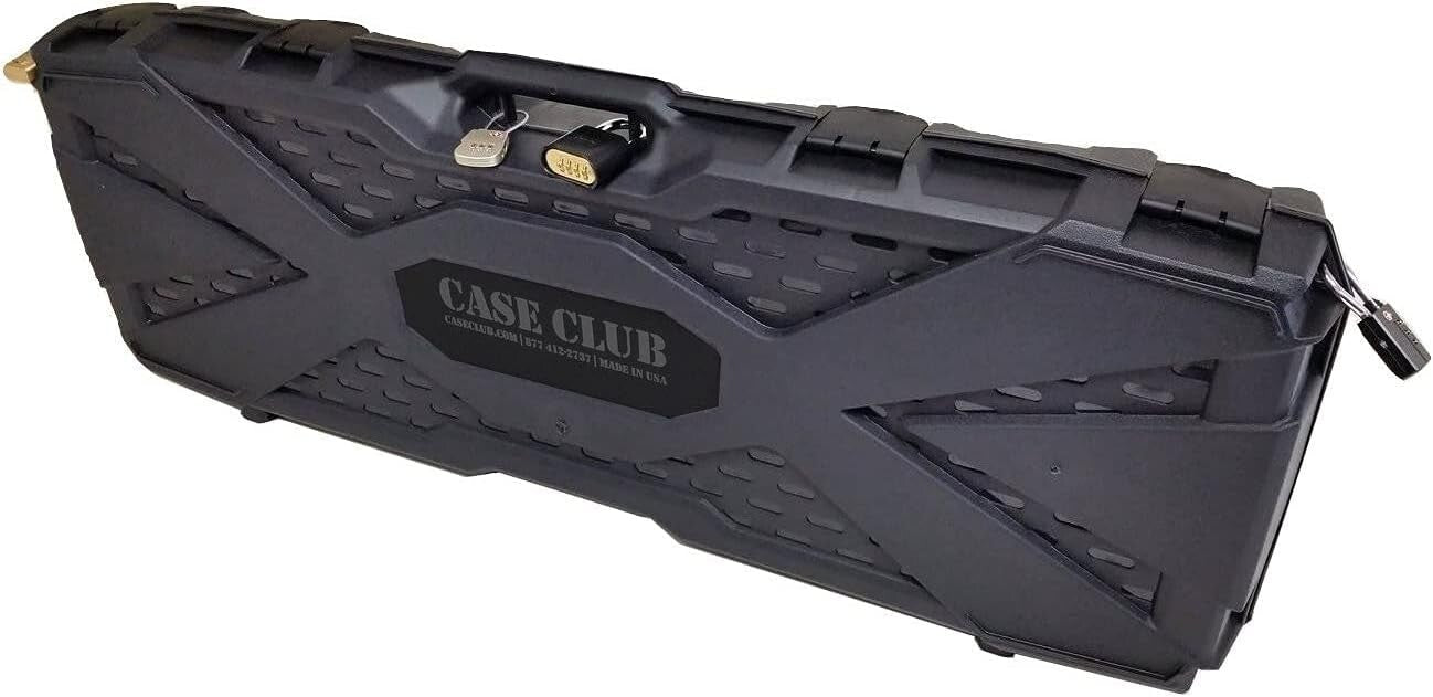 Portable Rifle Case with Snap Closure and Custom Foam for Organized Transport